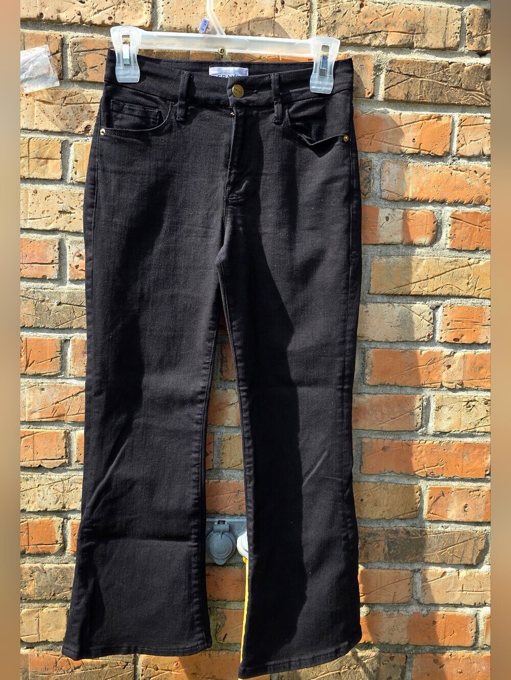 FRAME Women's Le Pixie Crop Mini Boot Jeans, - Picture 6 of 16